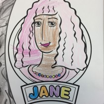 Rebecca, 10, Sydney, Australia, Coloring Jane