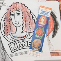 Joanna, 11, Rochester, NY, Coloring Jane