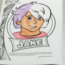 Cody, 8, Middletown, DE, Coloring Jake